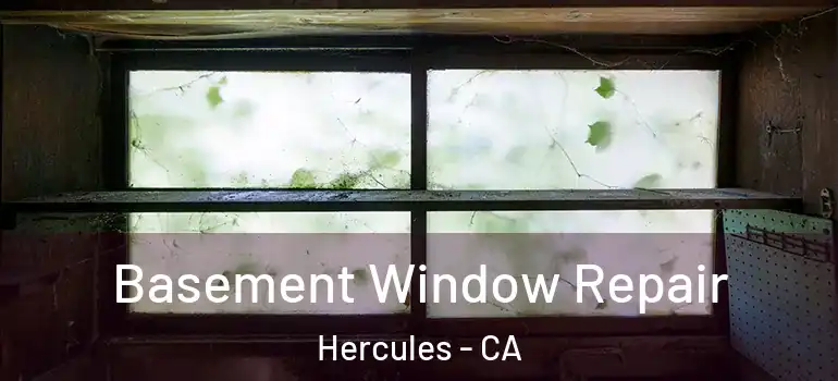  Basement Window Repair Hercules - CA