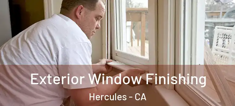  Exterior Window Finishing Hercules - CA
