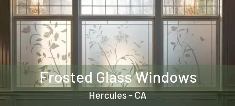  Frosted Glass Windows Hercules - CA