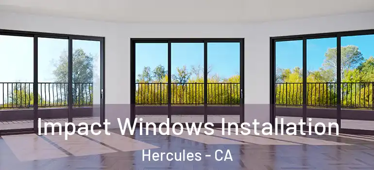  Impact Windows Installation Hercules - CA