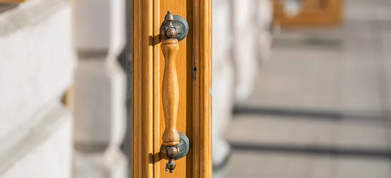Wooden Pull Bar Installation in Hercules, CA