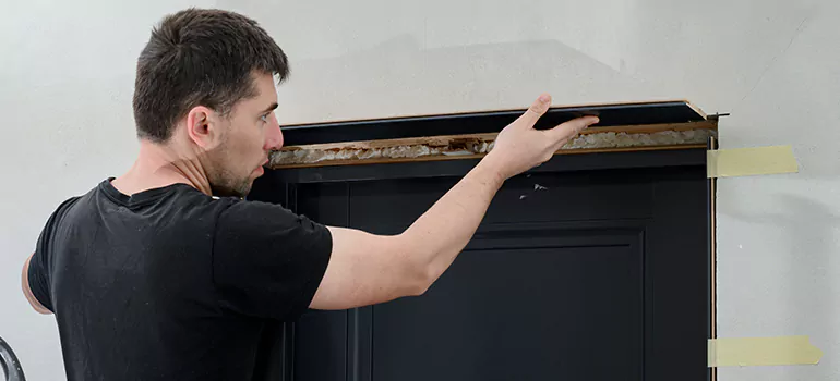 Wood Door Hole Repair in Hercules, CA