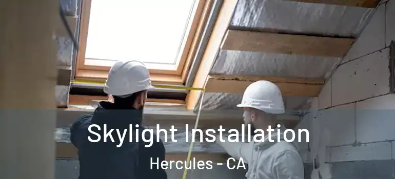  Skylight Installation Hercules - CA