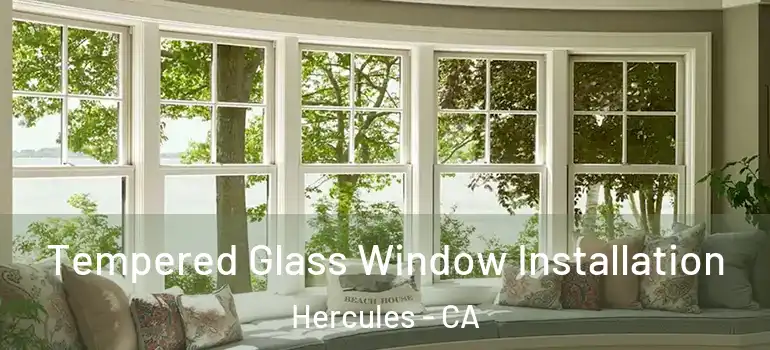  Tempered Glass Window Installation Hercules - CA