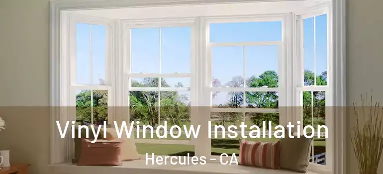  Vinyl Window Installation Hercules - CA