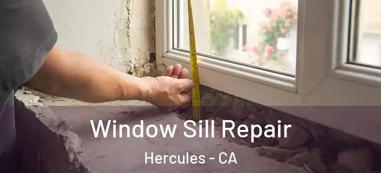  Window Sill Repair Hercules - CA